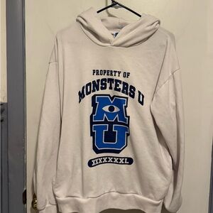 Disney White Monsters U Sweater